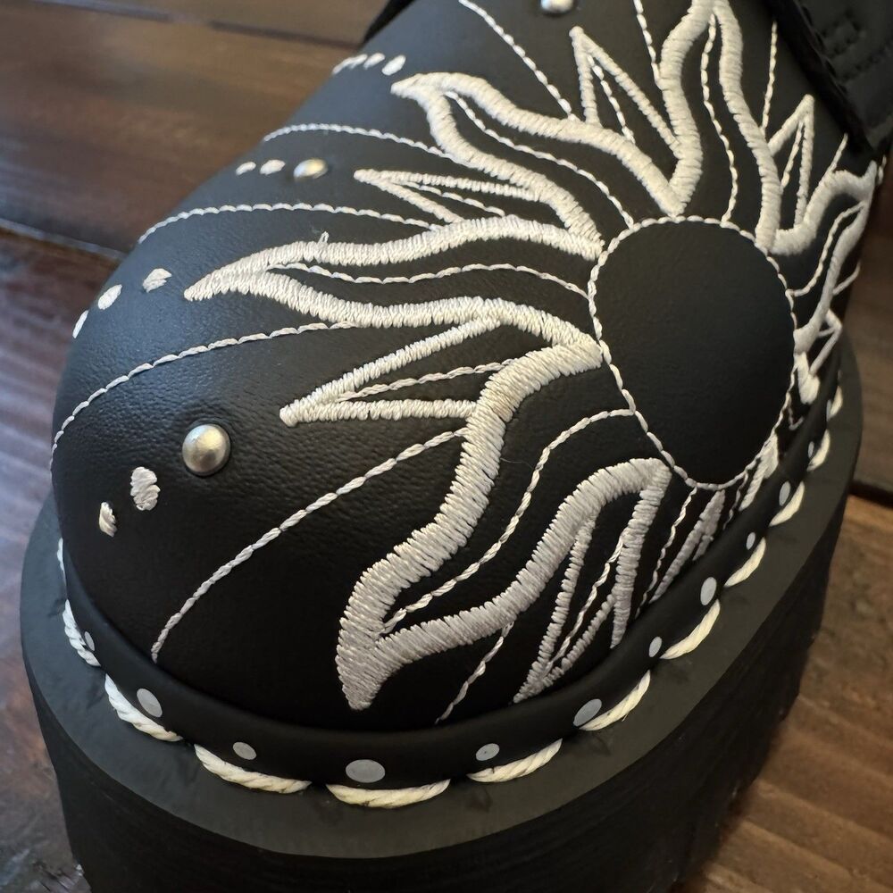Dr Martens Jadon Hi Solar Flare Platform Boots - Picture 3 of 8